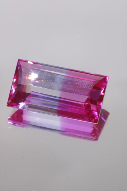 Soviet Pink and Bicolor Ruby Loose Faceted Stones, Old Laser Stock