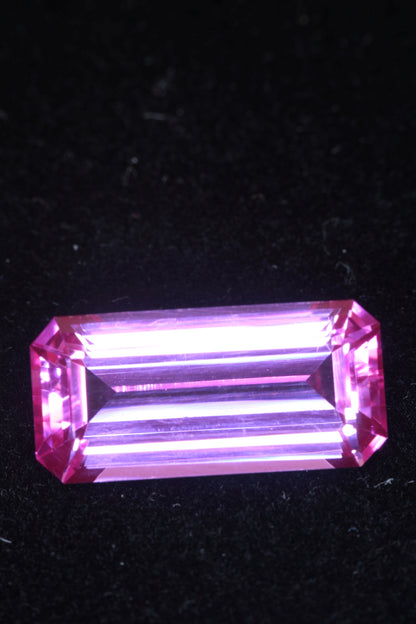 Soviet Pink and Bicolor Ruby Loose Faceted Stones, Old Laser Stock