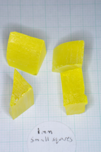 Special Orange Glow Cerium YAG Facet Rough