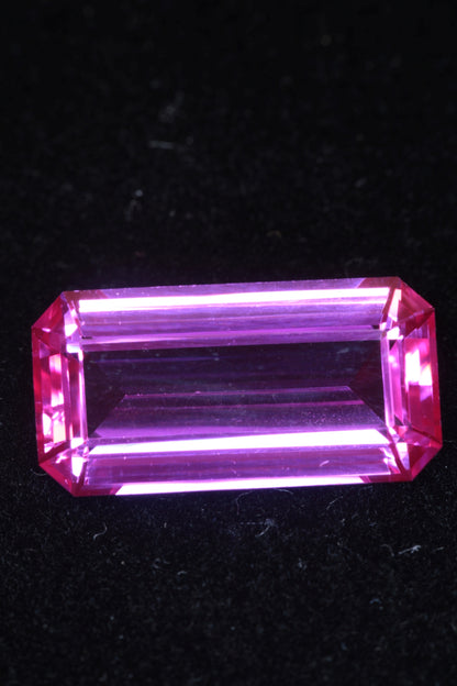 Soviet Pink and Bicolor Ruby Loose Faceted Stones, Old Laser Stock