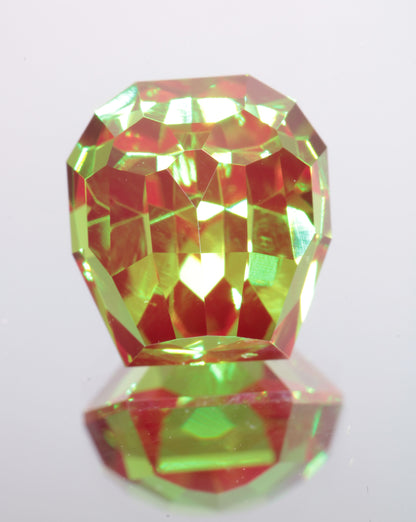 Skull Cut Christmas Garnets, Special Halloween Gems