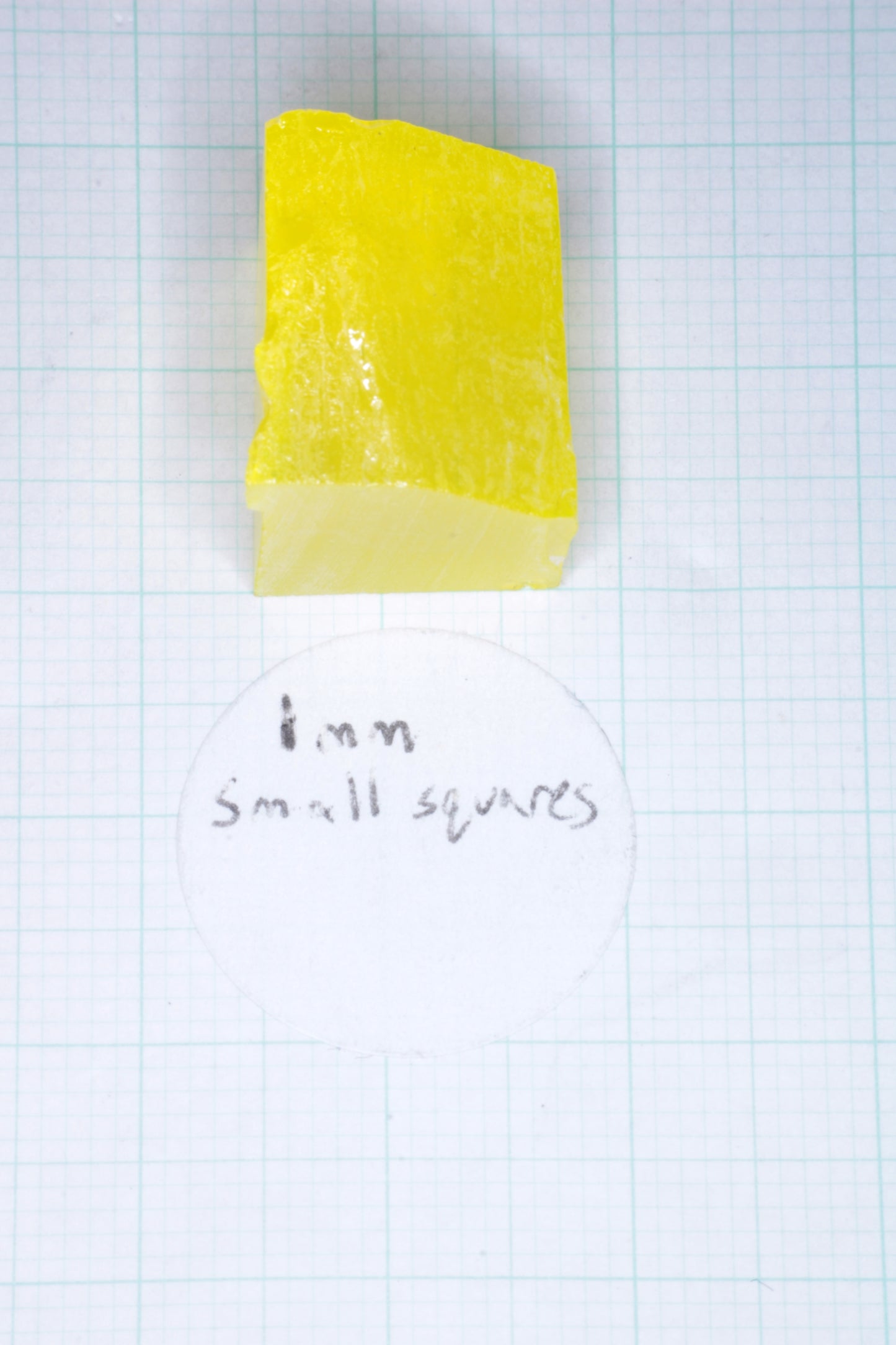 Special Orange Glow Cerium YAG Facet Rough