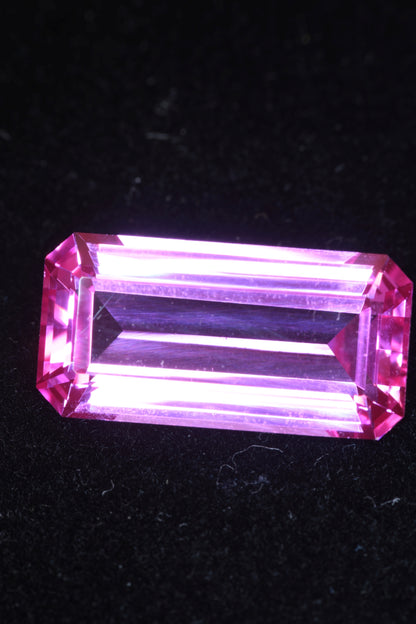 Soviet Pink and Bicolor Ruby Loose Faceted Stones, Old Laser Stock