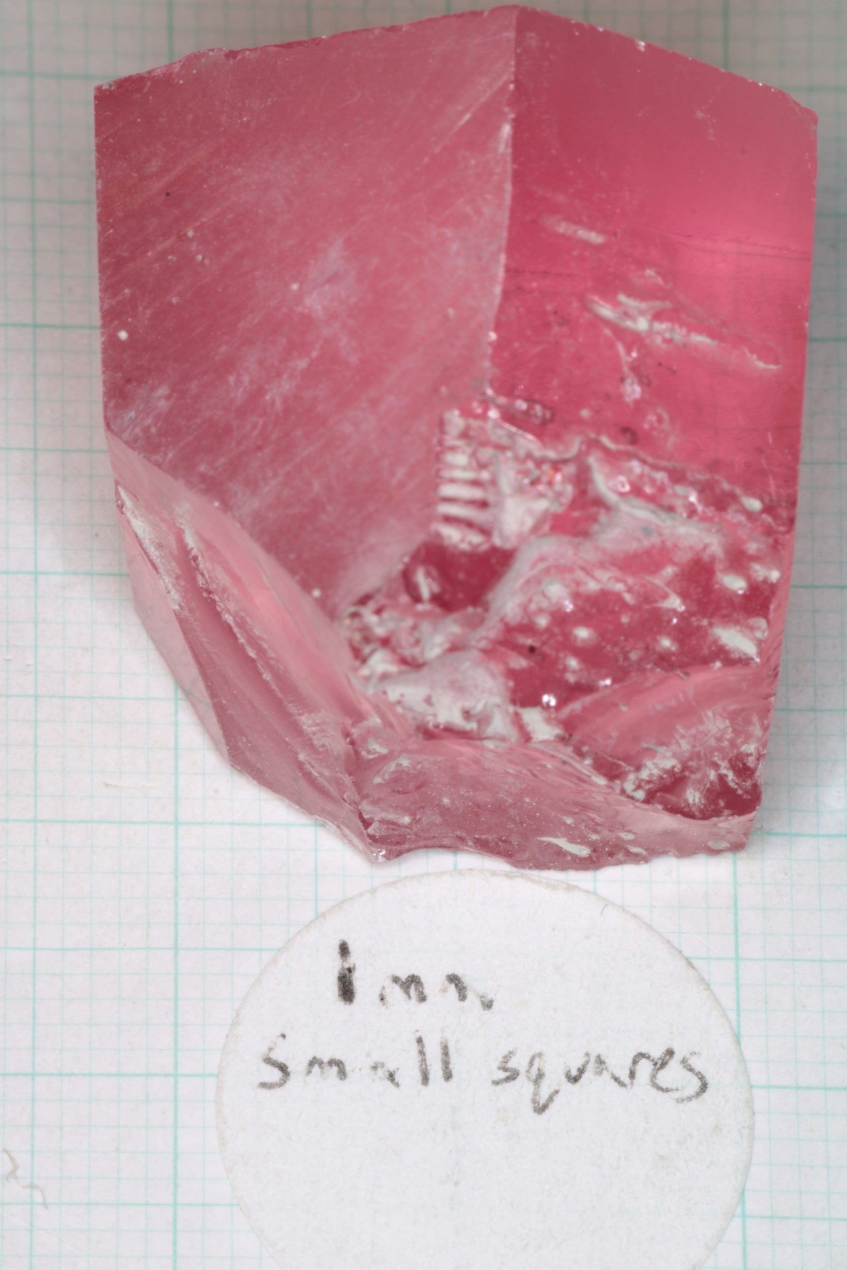Titanium Laser Sapphire Facet Rough Lab Created Crystals