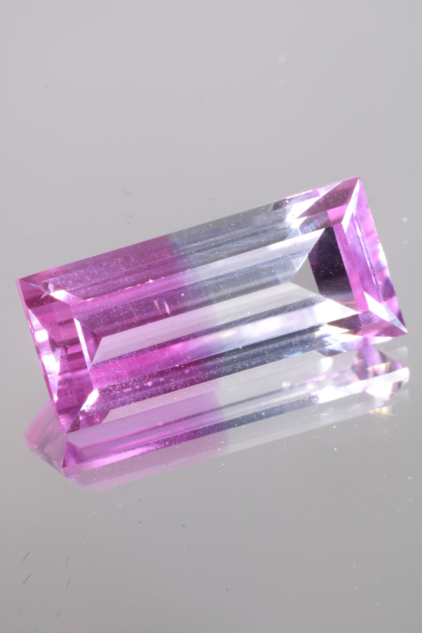 Soviet Pink and Bicolor Ruby Loose Faceted Stones, Old Laser Stock