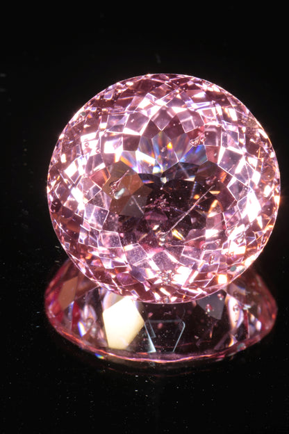 Fantasy Cut Laser Sapphire, Titanium Strawberry Sapphire