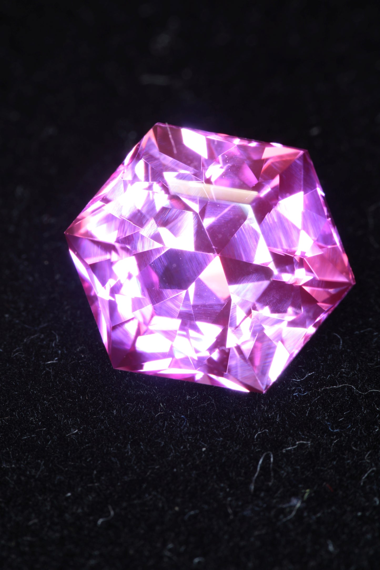 Soviet Pink and Bicolor Ruby Loose Faceted Stones, Old Laser Stock