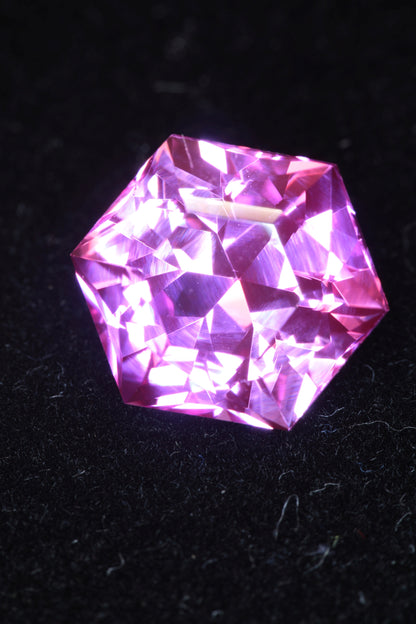 Soviet Pink and Bicolor Ruby Loose Faceted Stones, Old Laser Stock