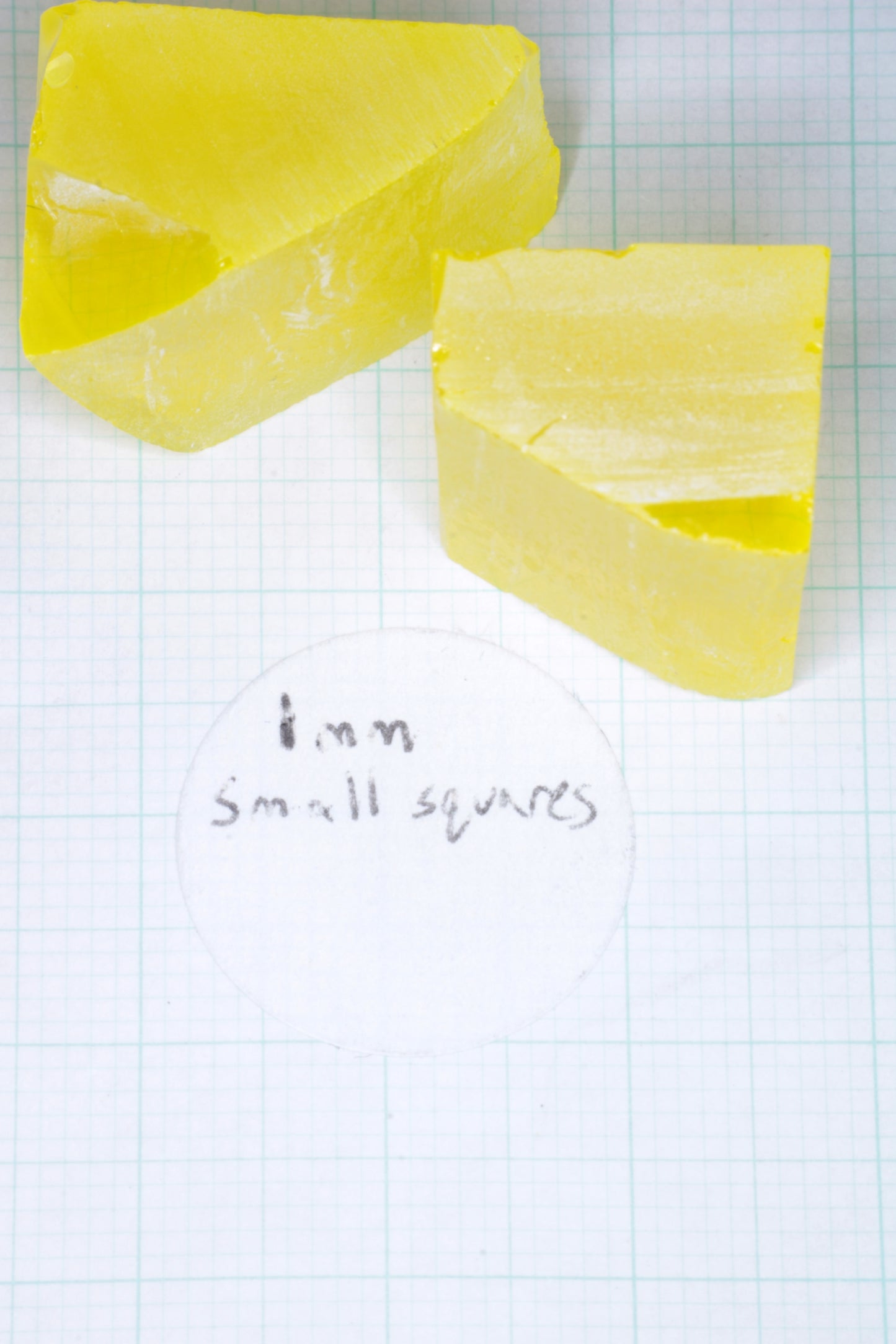 Special Orange Glow Cerium YAG Facet Rough