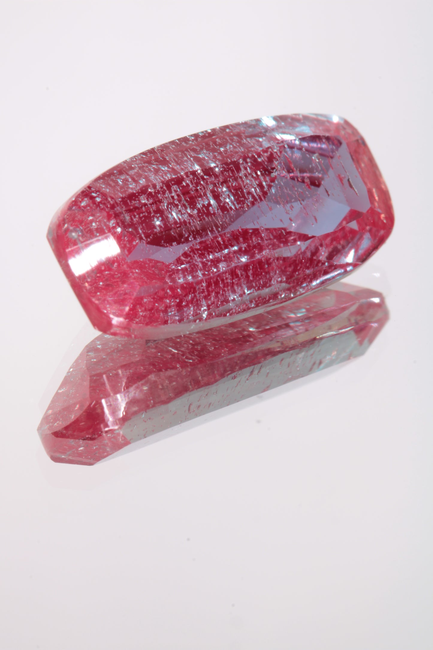 Fantasy Cut Laser Alexandrite Stones, Lab Created Red Glow Alexandrite