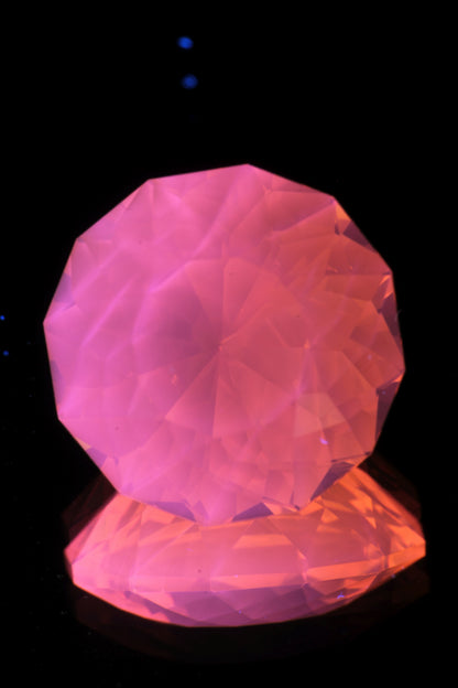 Golden Laser Garnet Faceted Stones, Nd+Ce YAG