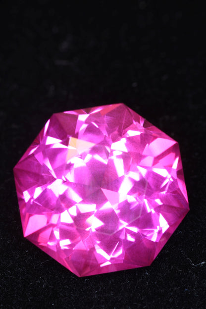Soviet Pink and Bicolor Ruby Loose Faceted Stones, Old Laser Stock