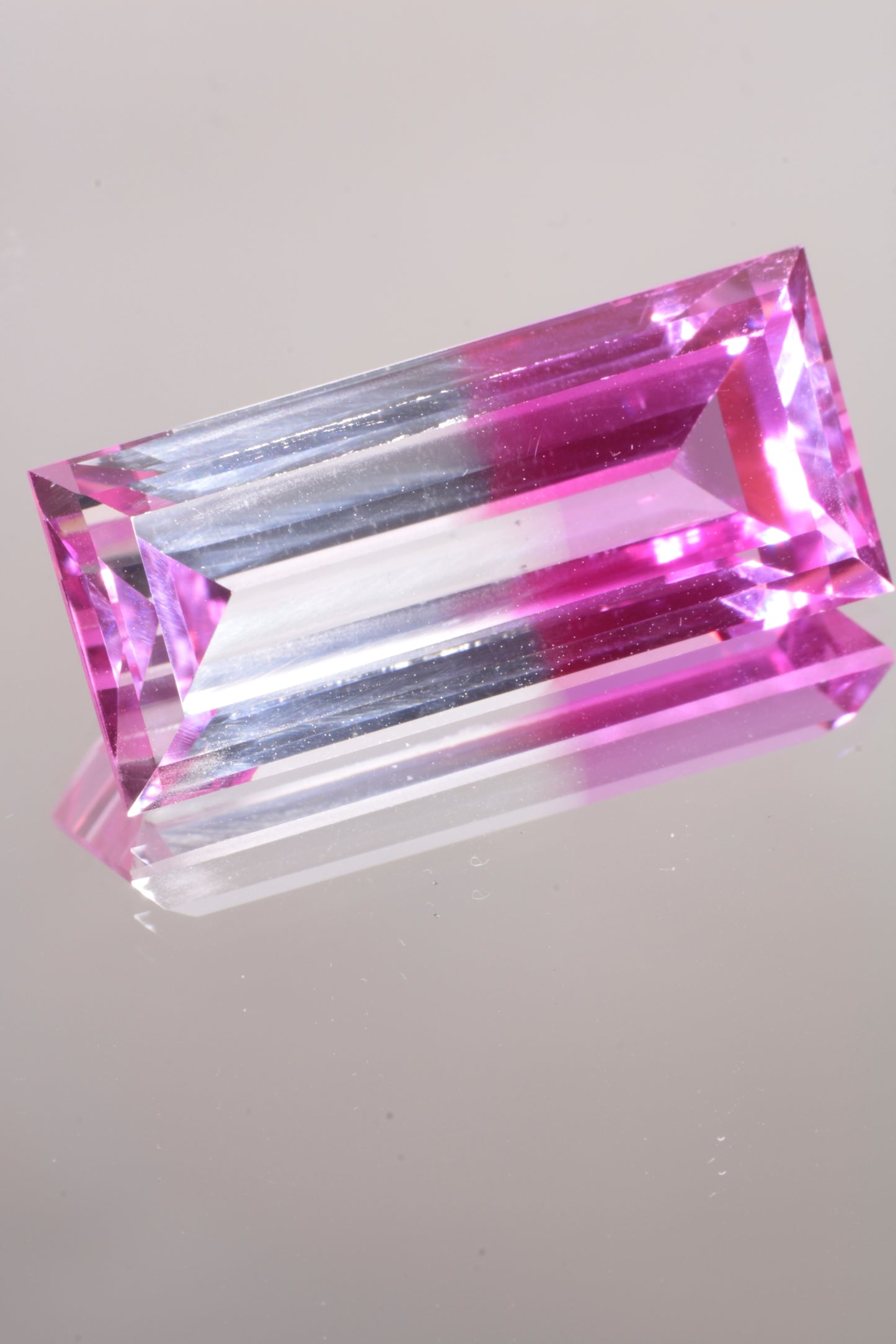 Soviet Pink and Bicolor Ruby Loose Faceted Stones, Old Laser Stock