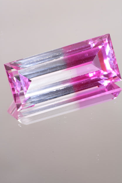 Soviet Pink and Bicolor Ruby Loose Faceted Stones, Old Laser Stock