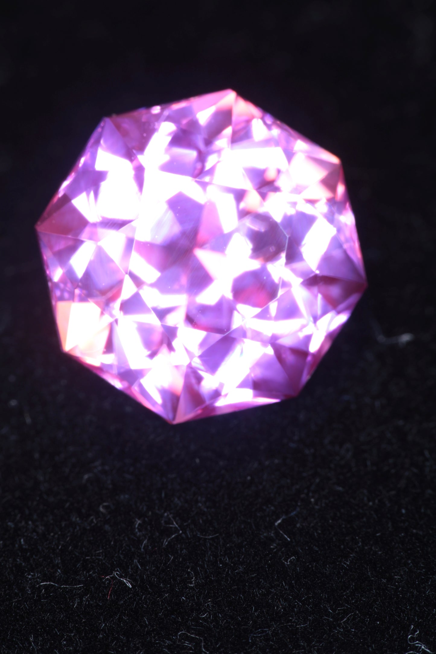 Soviet Pink and Bicolor Ruby Loose Faceted Stones, Old Laser Stock