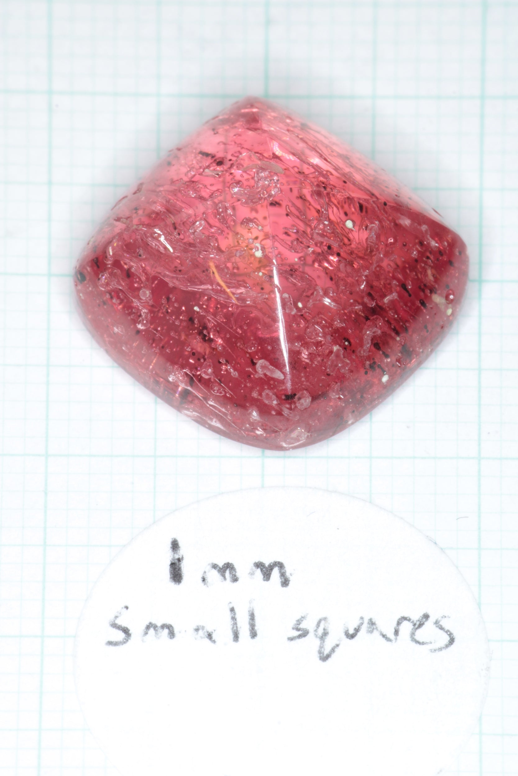 Pink Laser Sapphire Cabochons, Titanium Strawberry Sapphire