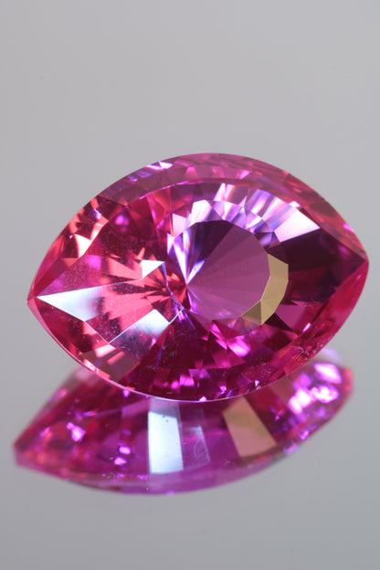 Soviet Pink and Bicolor Ruby Loose Faceted Stones, Old Laser Stock