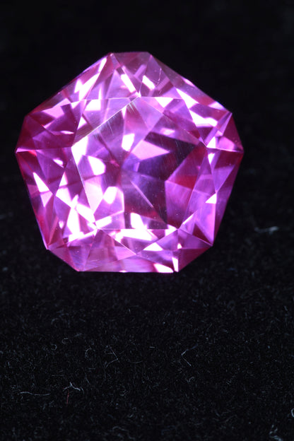 Soviet Pink and Bicolor Ruby Loose Faceted Stones, Old Laser Stock