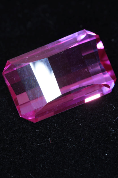 Soviet Pink and Bicolor Ruby Loose Faceted Stones, Old Laser Stock