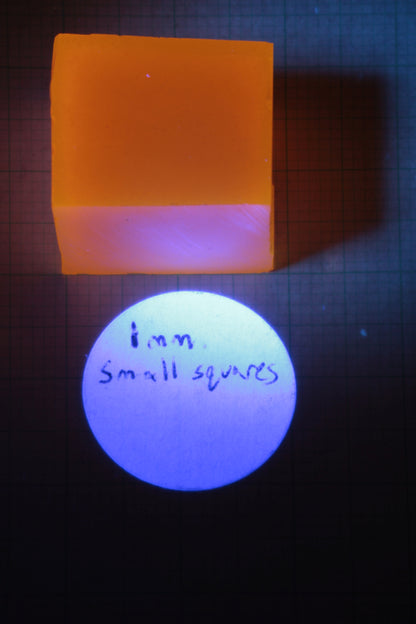 Special Orange Glow Cerium YAG Facet Rough