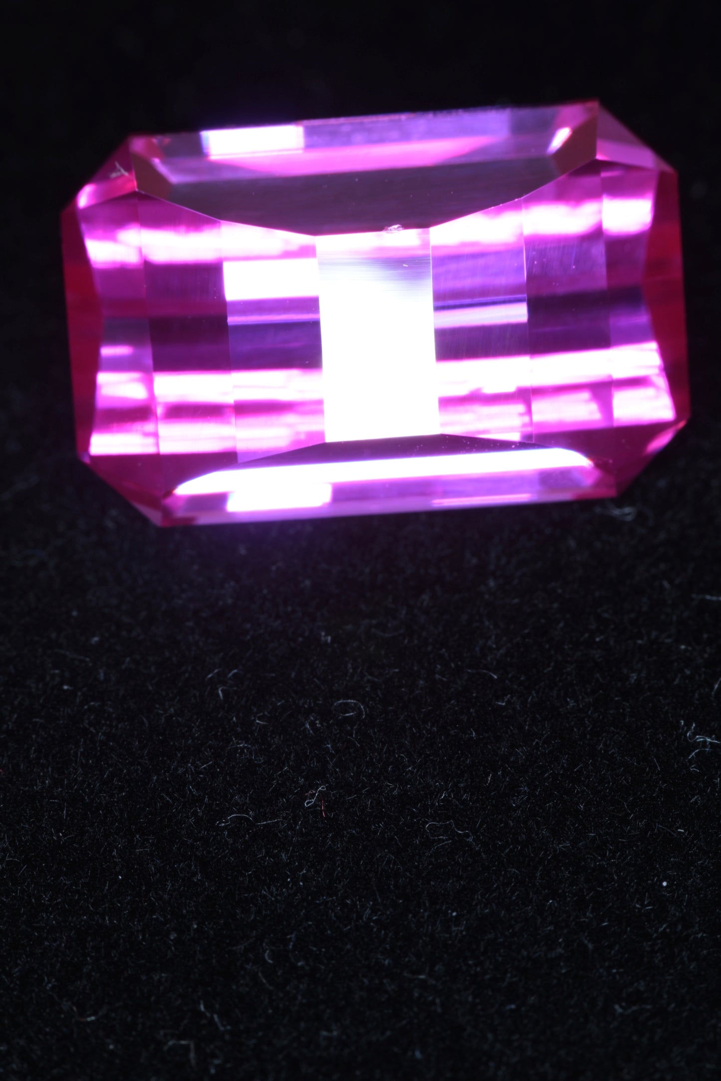 Soviet Pink and Bicolor Ruby Loose Faceted Stones, Old Laser Stock