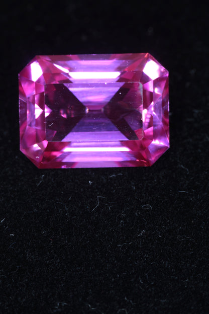 Soviet Pink and Bicolor Ruby Loose Faceted Stones, Old Laser Stock