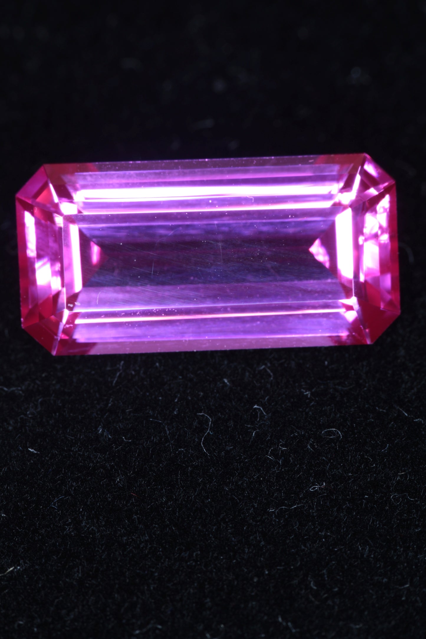 Soviet Pink and Bicolor Ruby Loose Faceted Stones, Old Laser Stock