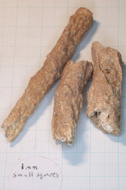 Fulgurite Specimens, Fossil Lightning Glass