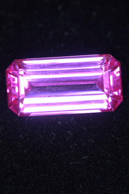 Soviet Pink and Bicolor Ruby Loose Faceted Stones, Old Laser Stock