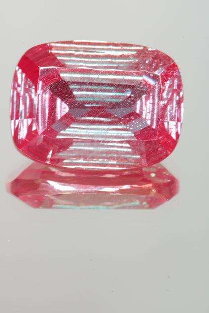 Fantasy Cut Laser Alexandrite Stones, Lab Created Red Glow Alexandrite
