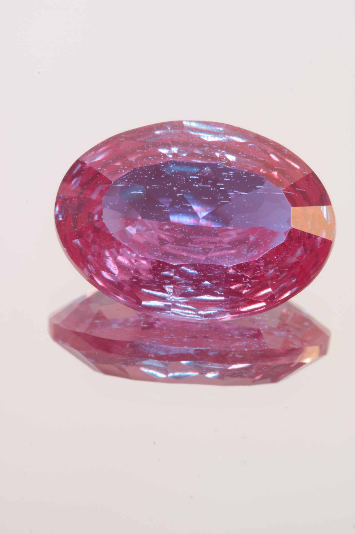 Fantasy Cut Laser Alexandrite Stones, Lab Created Red Glow Alexandrite