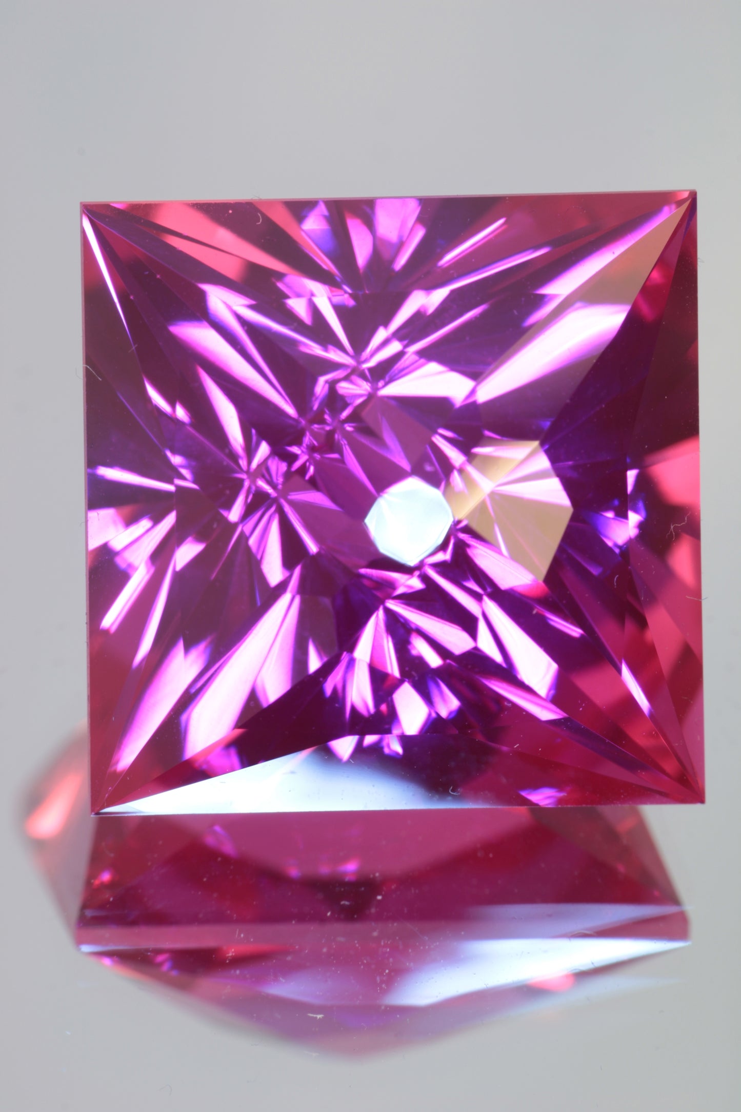 Soviet Pink and Bicolor Ruby Loose Faceted Stones, Old Laser Stock