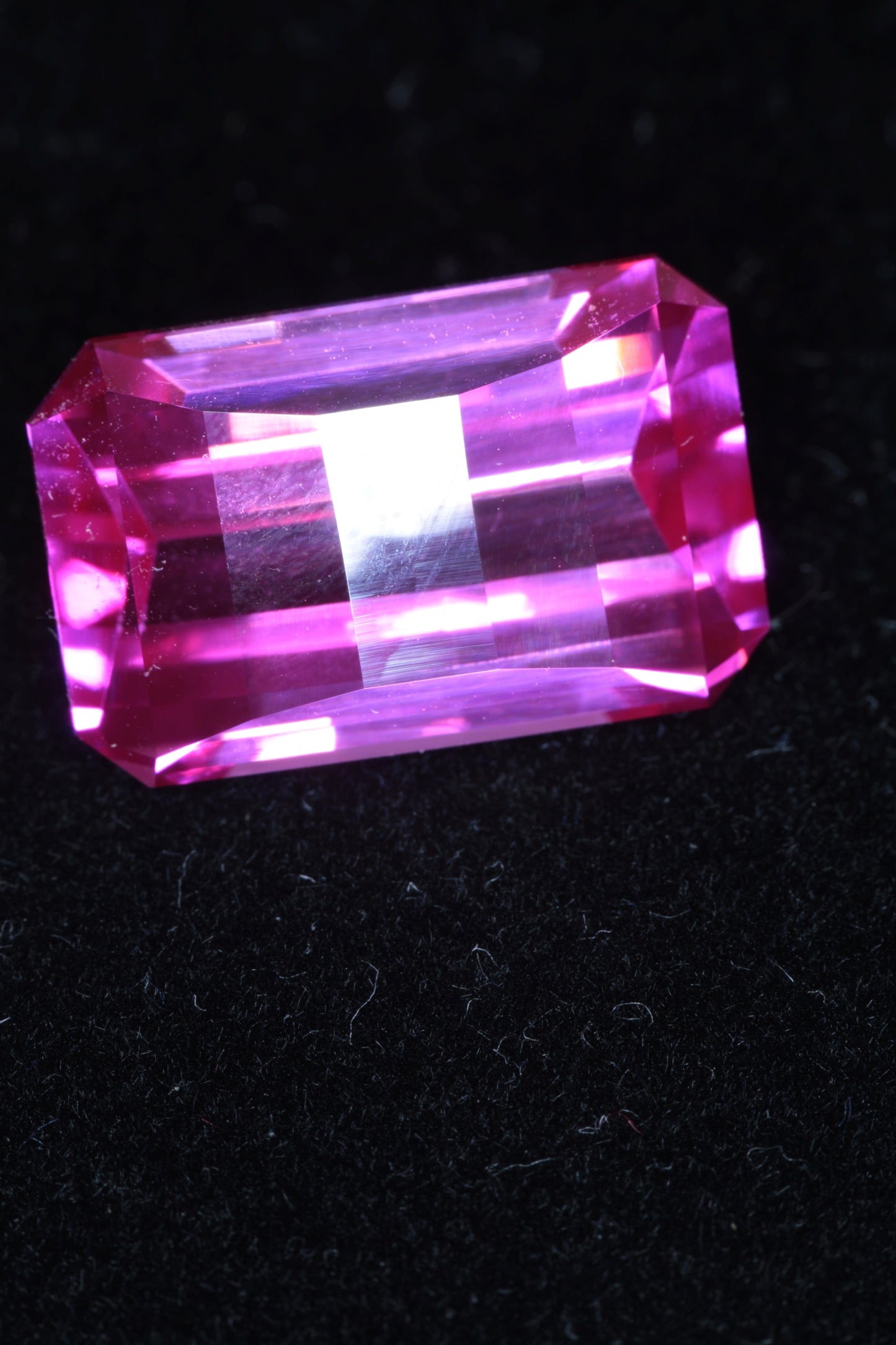 Soviet Pink and Bicolor Ruby Loose Faceted Stones, Old Laser Stock