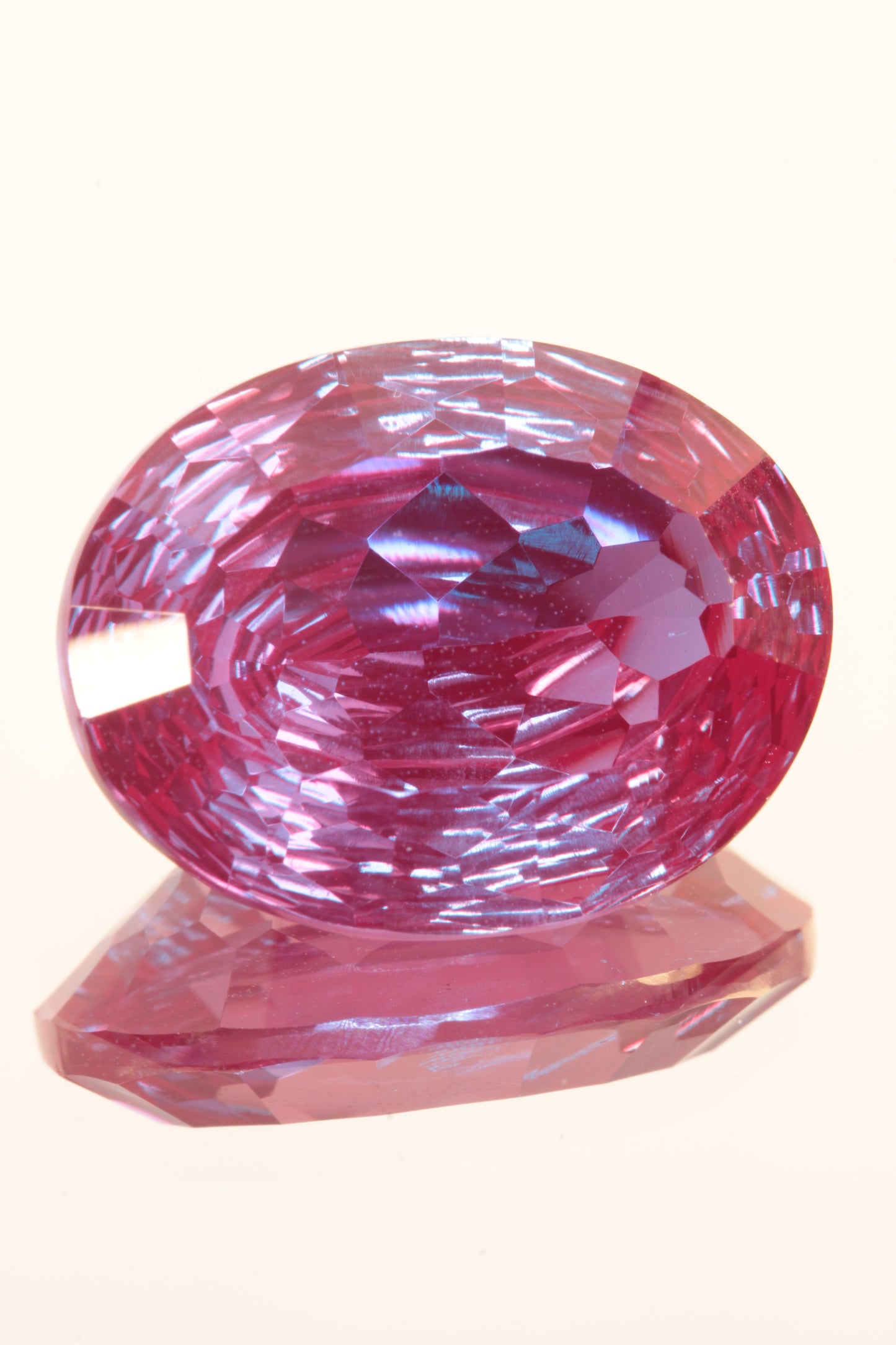 Fantasy Cut Laser Alexandrite Stones, Lab Created Red Glow Alexandrite