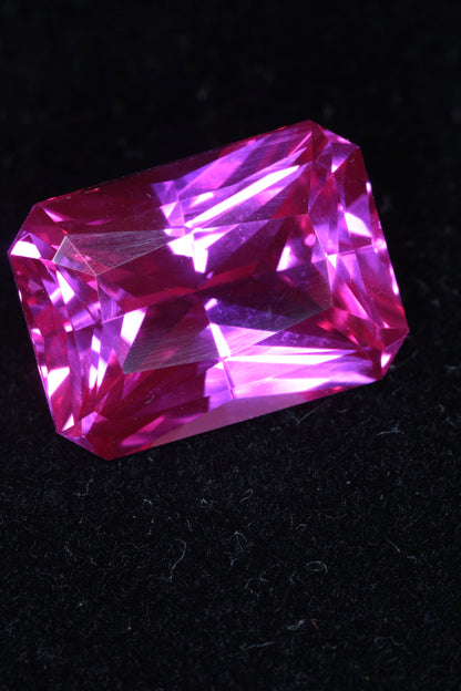 Soviet Pink and Bicolor Ruby Loose Faceted Stones, Old Laser Stock
