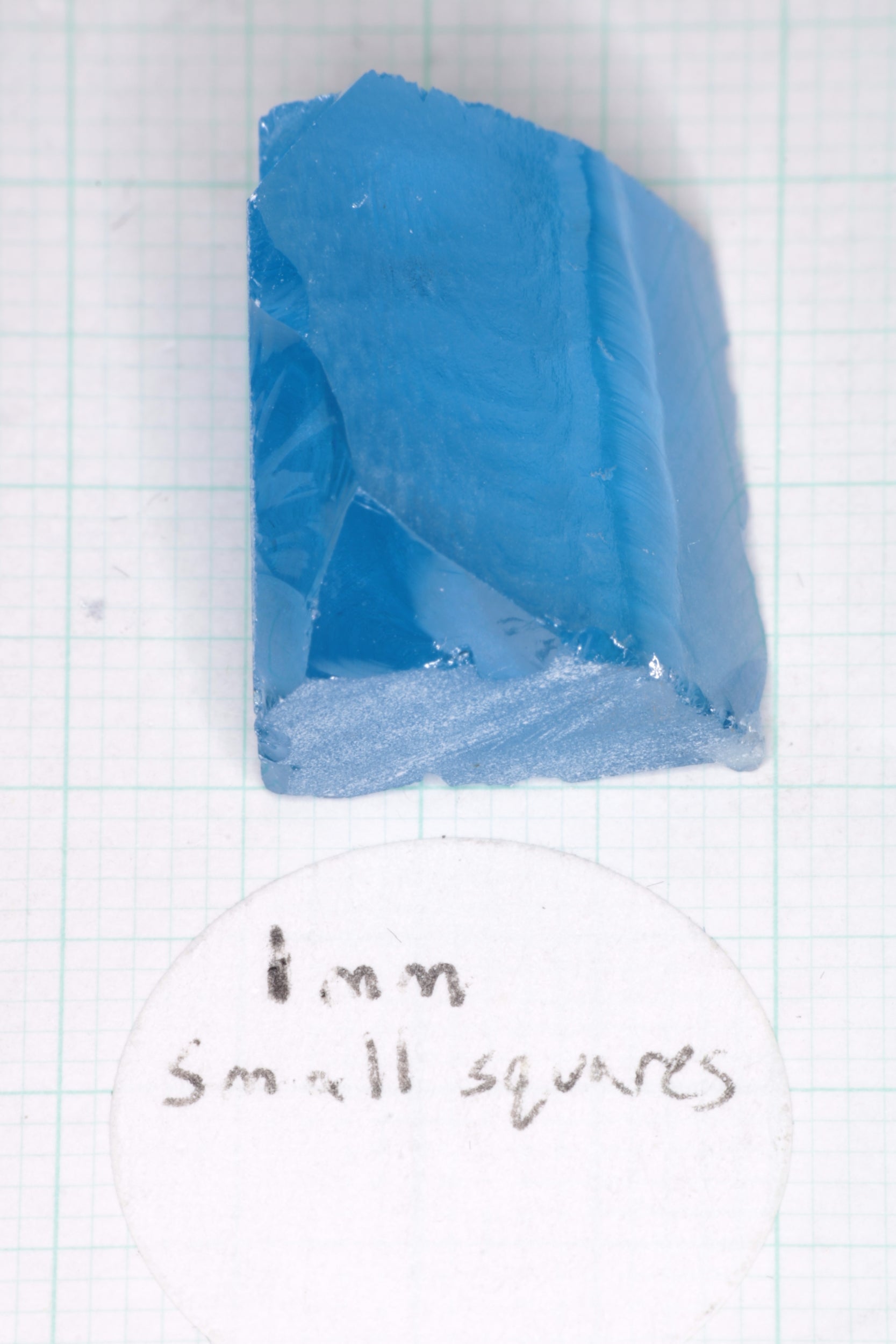 Vivid Aqua Laser Garnet Facet Rough, YbAG
