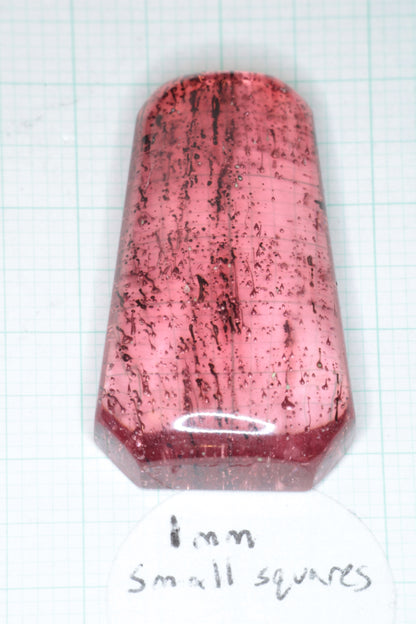 Pink Laser Sapphire Cabochons, Titanium Strawberry Sapphire