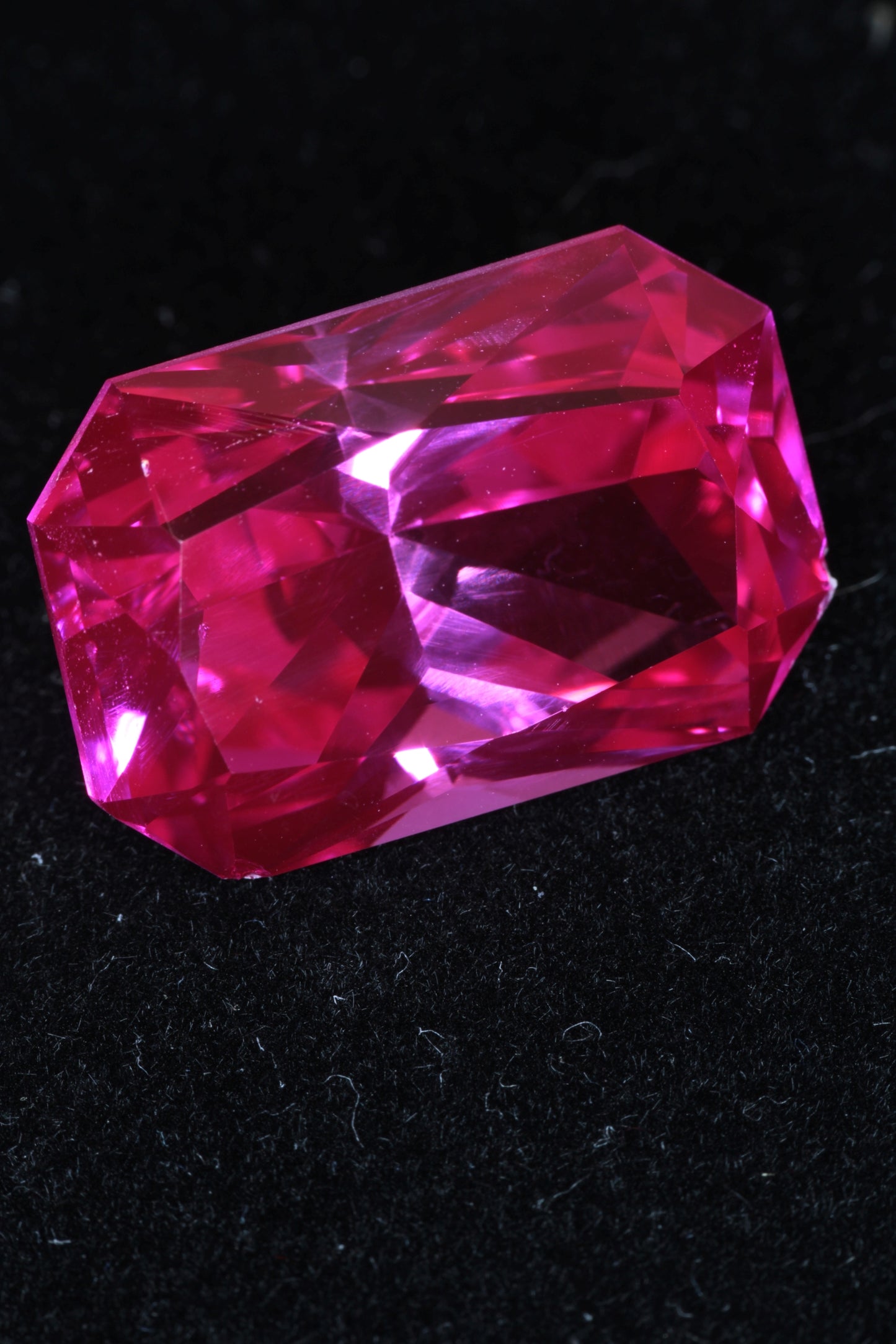 Soviet Pink and Bicolor Ruby Loose Faceted Stones, Old Laser Stock