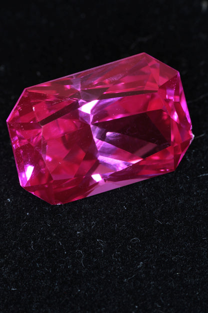 Soviet Pink and Bicolor Ruby Loose Faceted Stones, Old Laser Stock