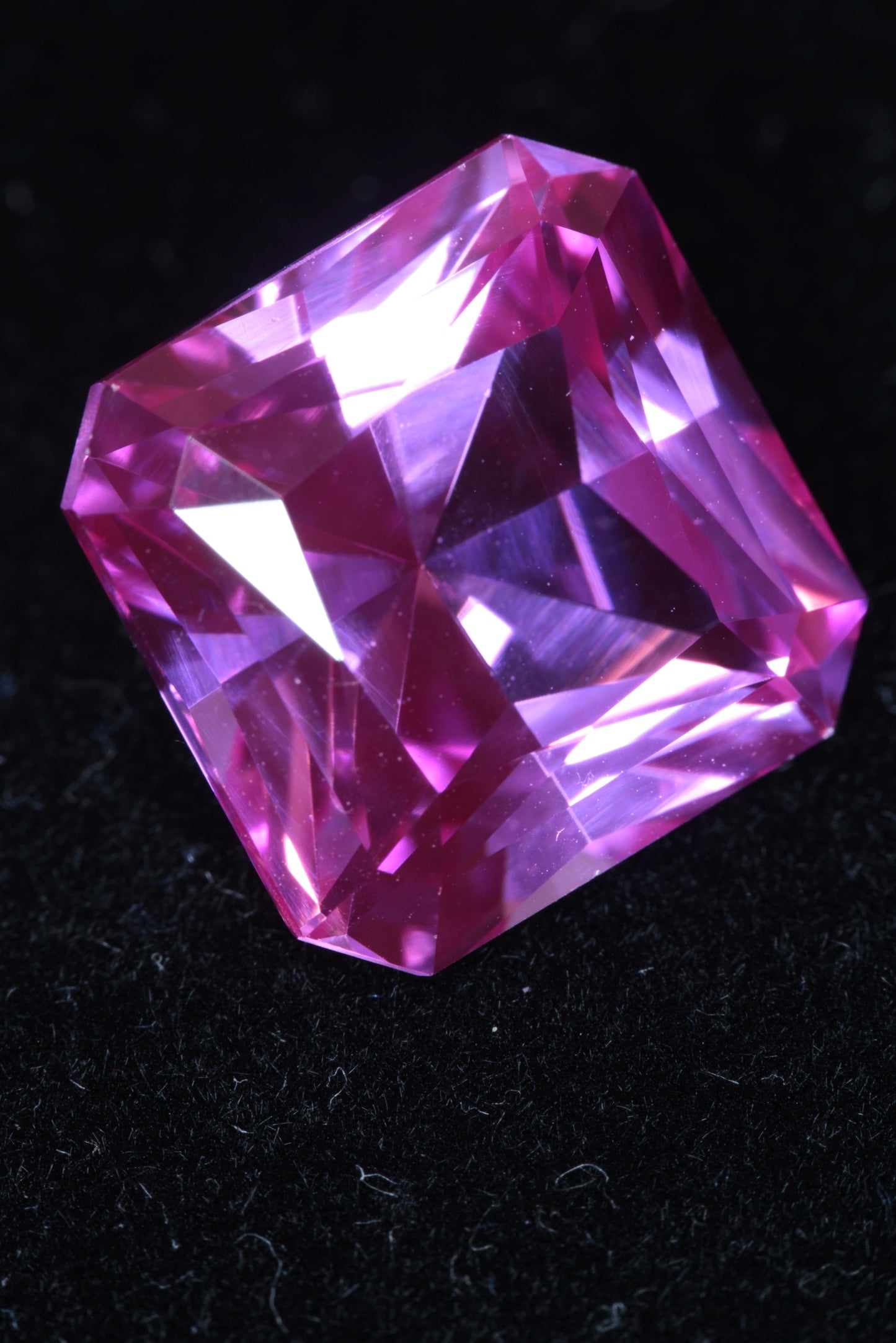 Soviet Pink and Bicolor Ruby Loose Faceted Stones, Old Laser Stock