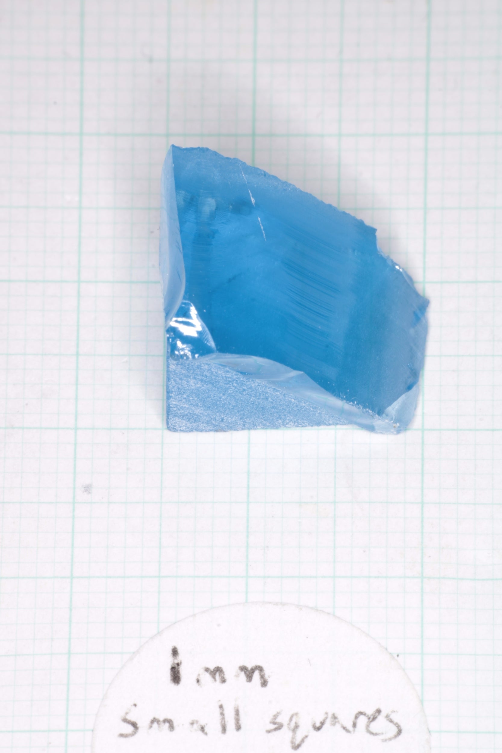 Vivid Aqua Laser Garnet Facet Rough, YbAG