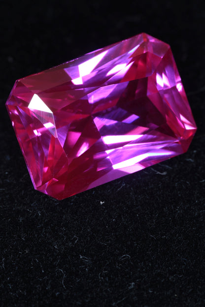 Soviet Pink and Bicolor Ruby Loose Faceted Stones, Old Laser Stock