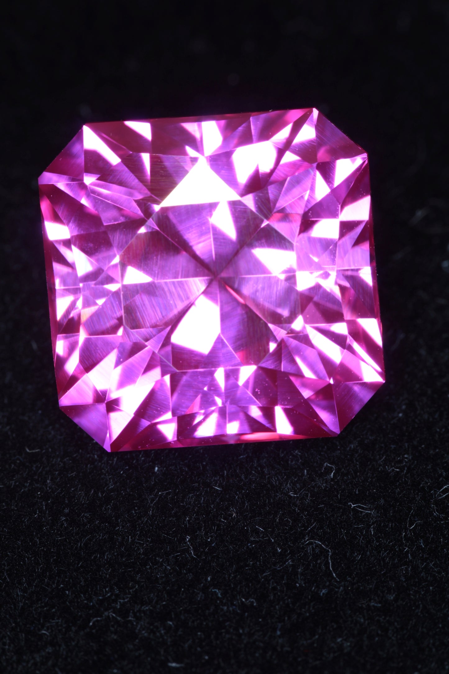 Soviet Pink and Bicolor Ruby Loose Faceted Stones, Old Laser Stock