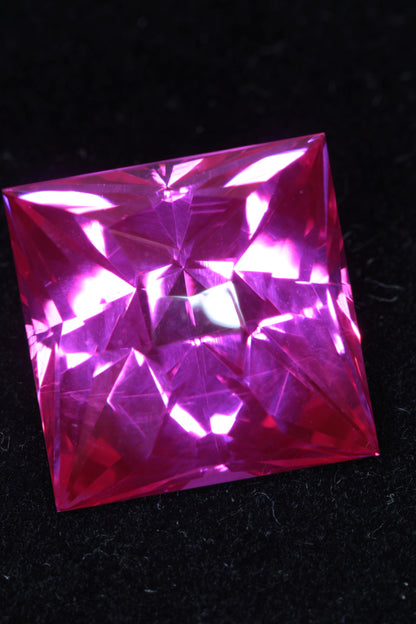 Soviet Pink and Bicolor Ruby Loose Faceted Stones, Old Laser Stock