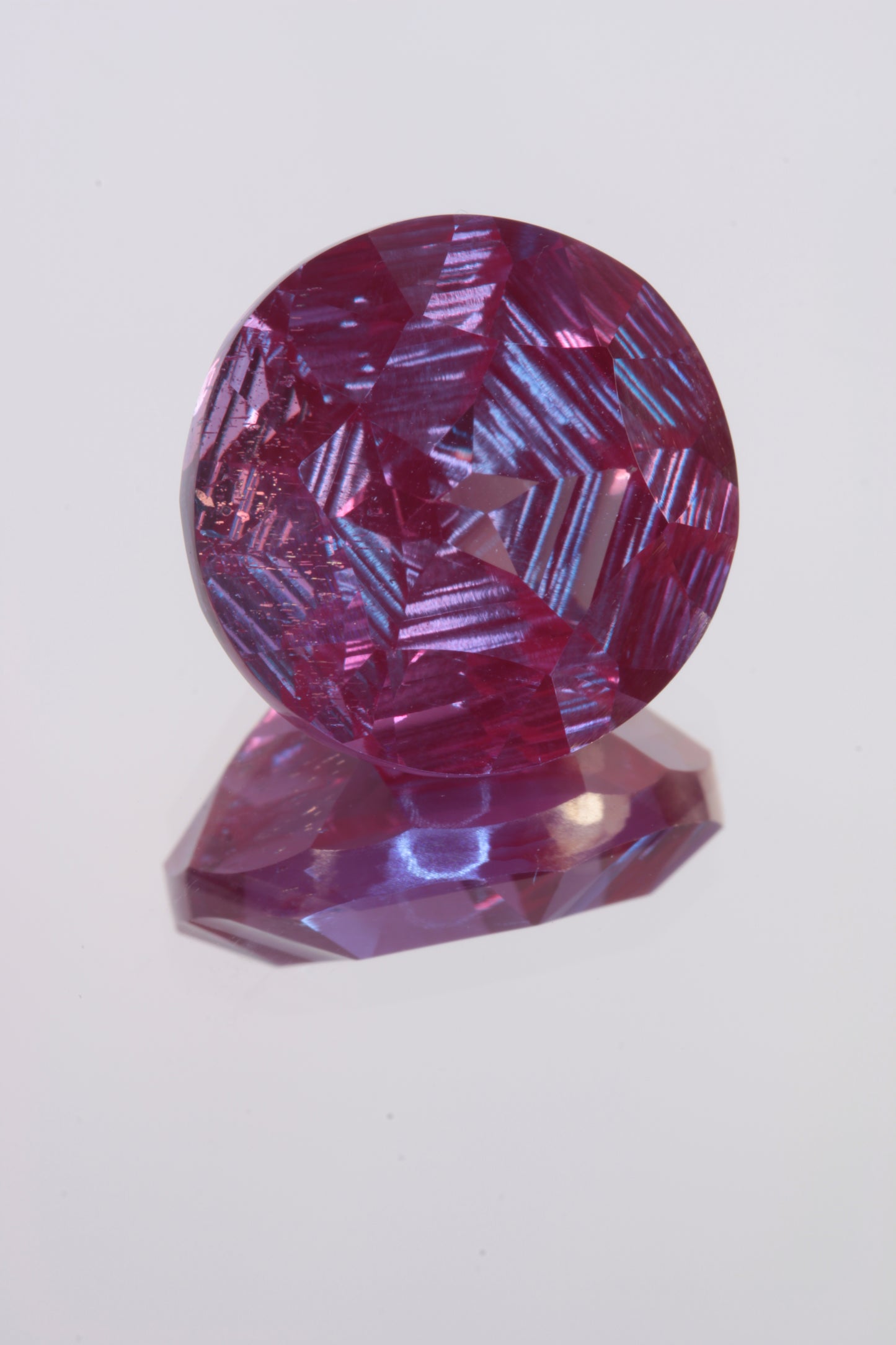 Fantasy Cut Laser Alexandrite Stones, Lab Created Red Glow Alexandrite