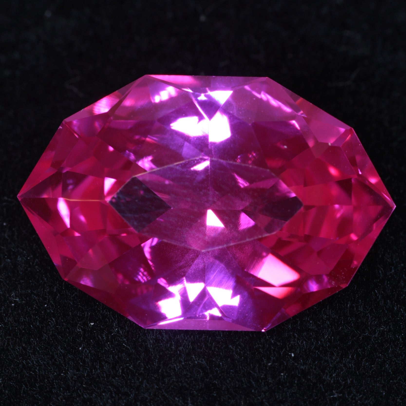 Soviet Pink and Bicolor Ruby Loose Faceted Stones, Old Laser Stock