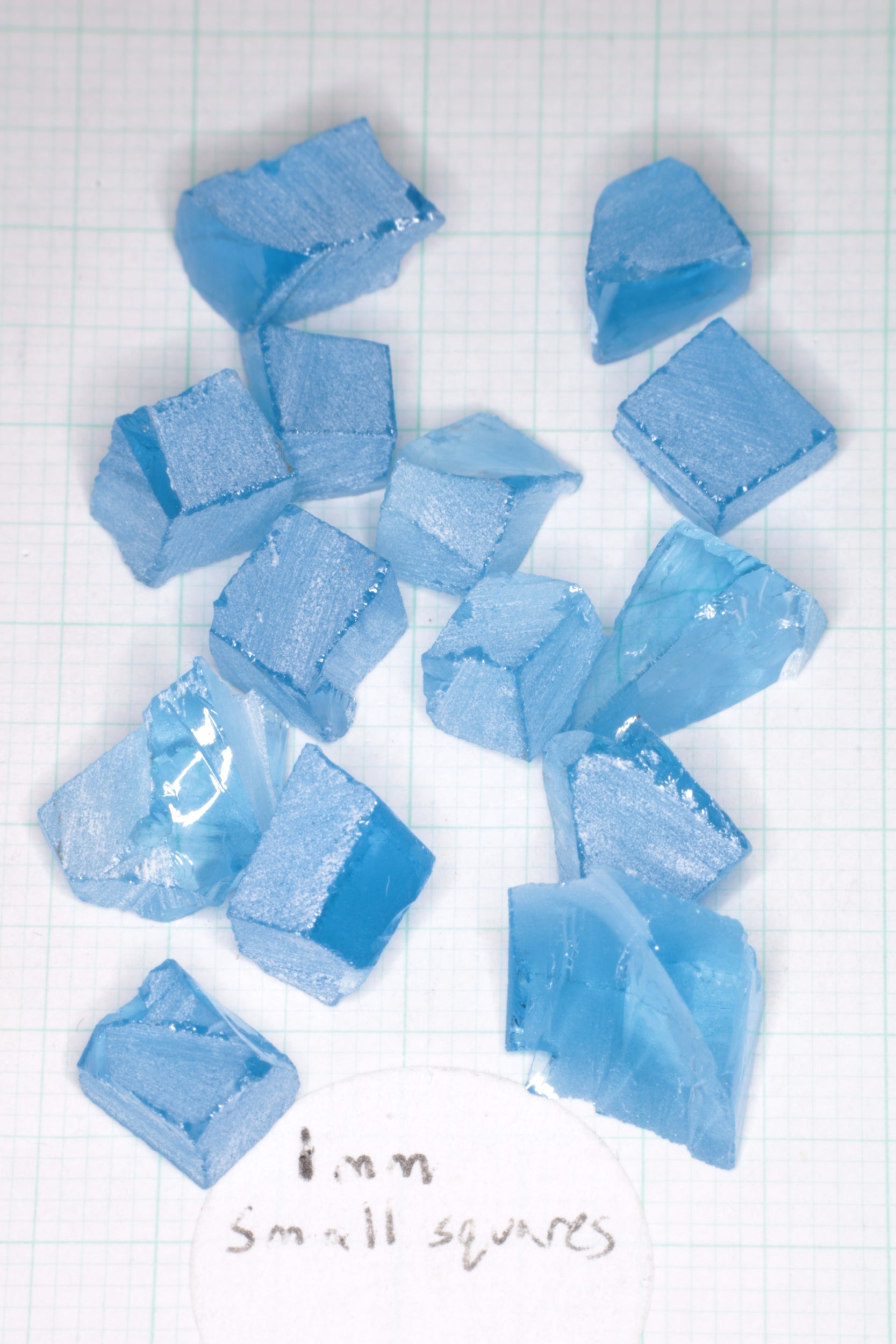 Vivid Aqua Laser Garnet Facet Rough, YbAG