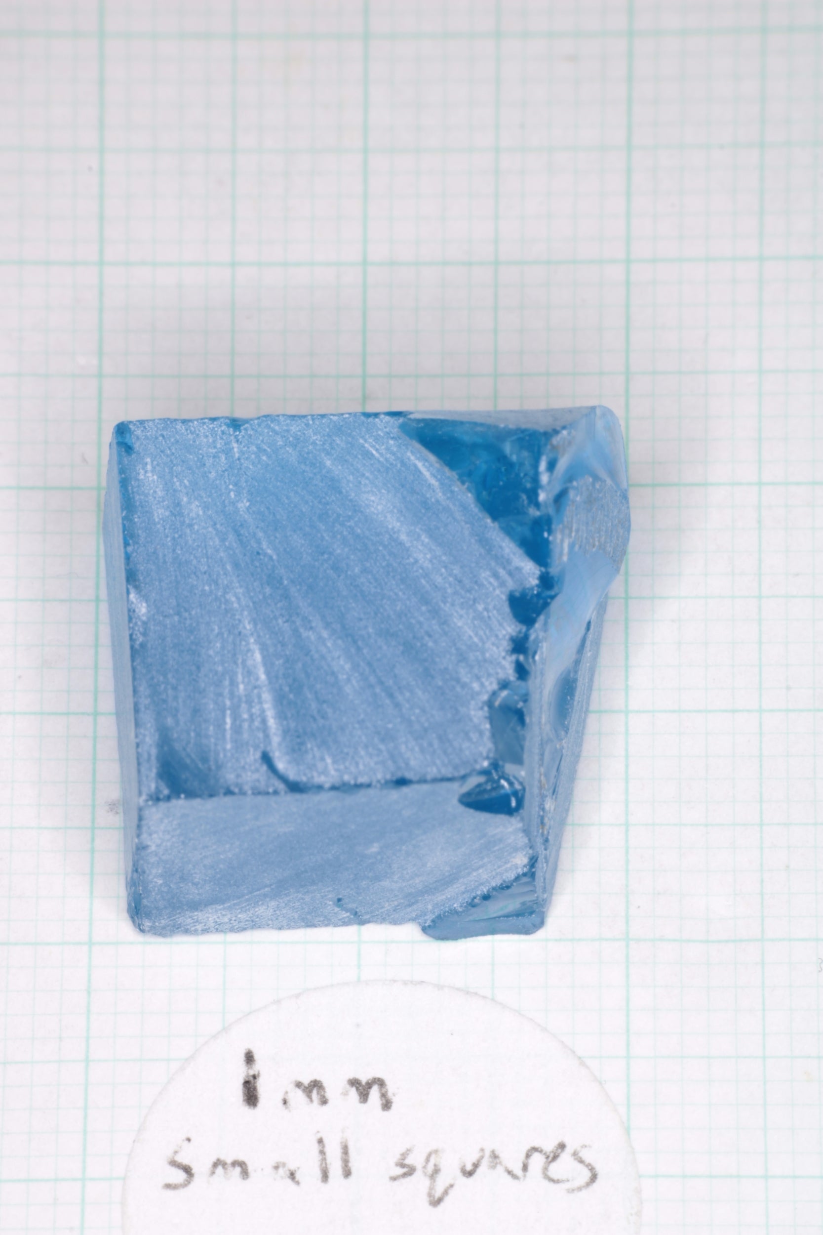 Vivid Aqua Laser Garnet Facet Rough, YbAG