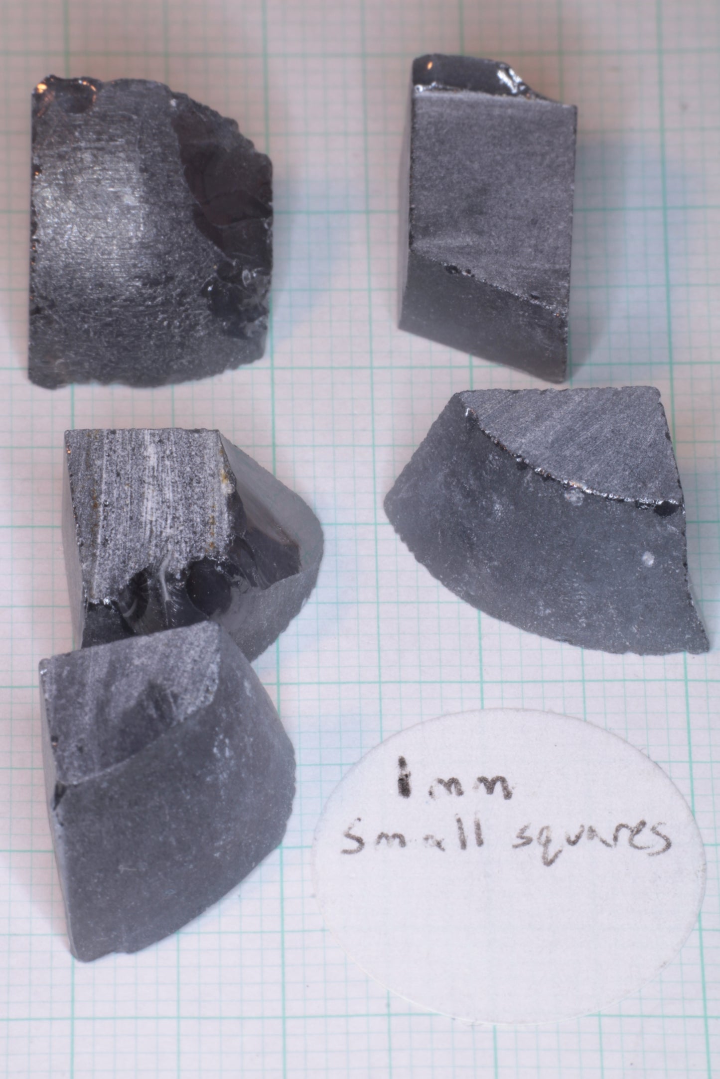 Dusk Gray YAG Facet Rough, Purple and Blue Dusk Laser Garnet