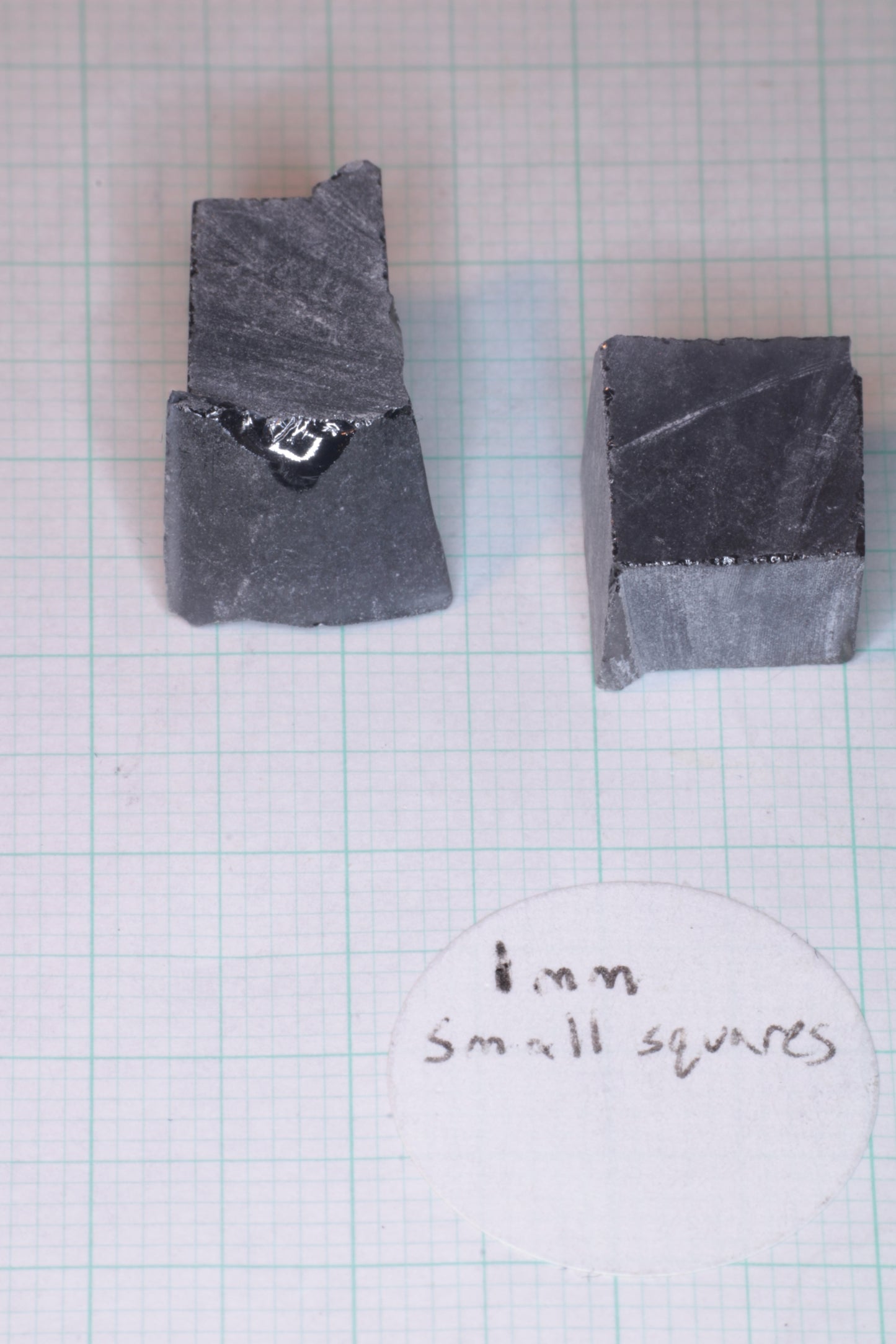 Dusk Gray YAG Facet Rough, Purple and Blue Dusk Laser Garnet